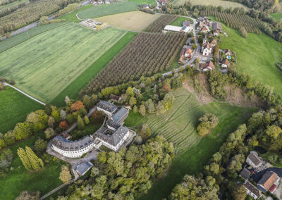 Abbaye vue d'en haut